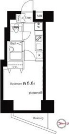 ヴェルト西大島グラーセの物件間取画像